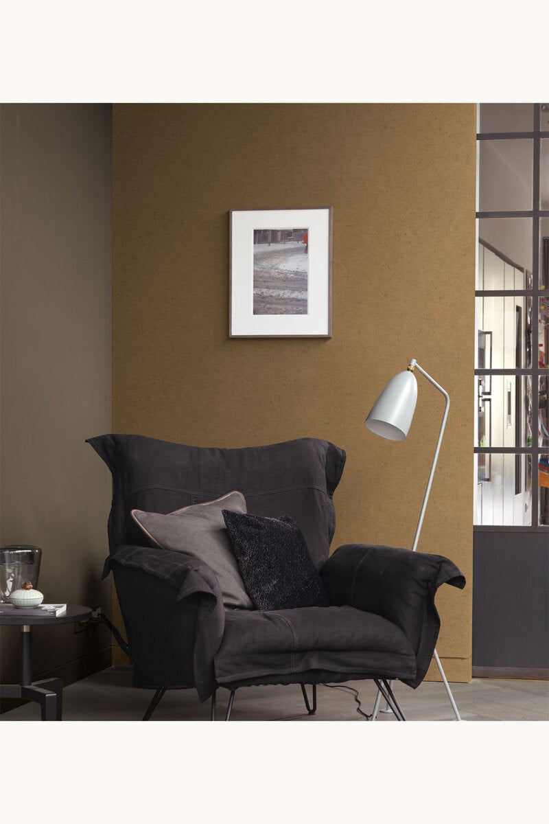 Collage, brun och gul tapet