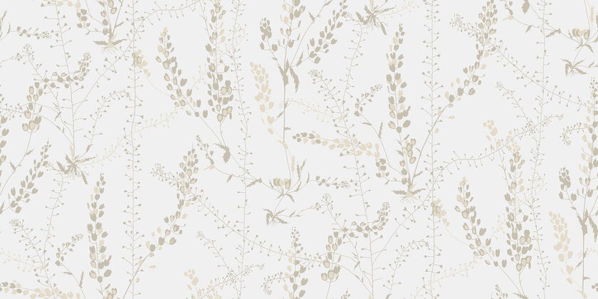 Bladranker, vit/beige