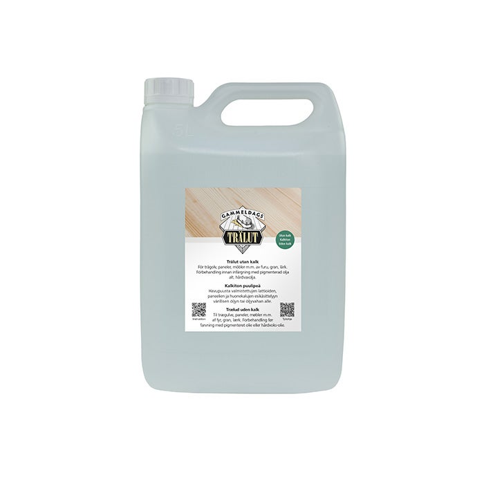 Trälut utan kalk Gammeldags