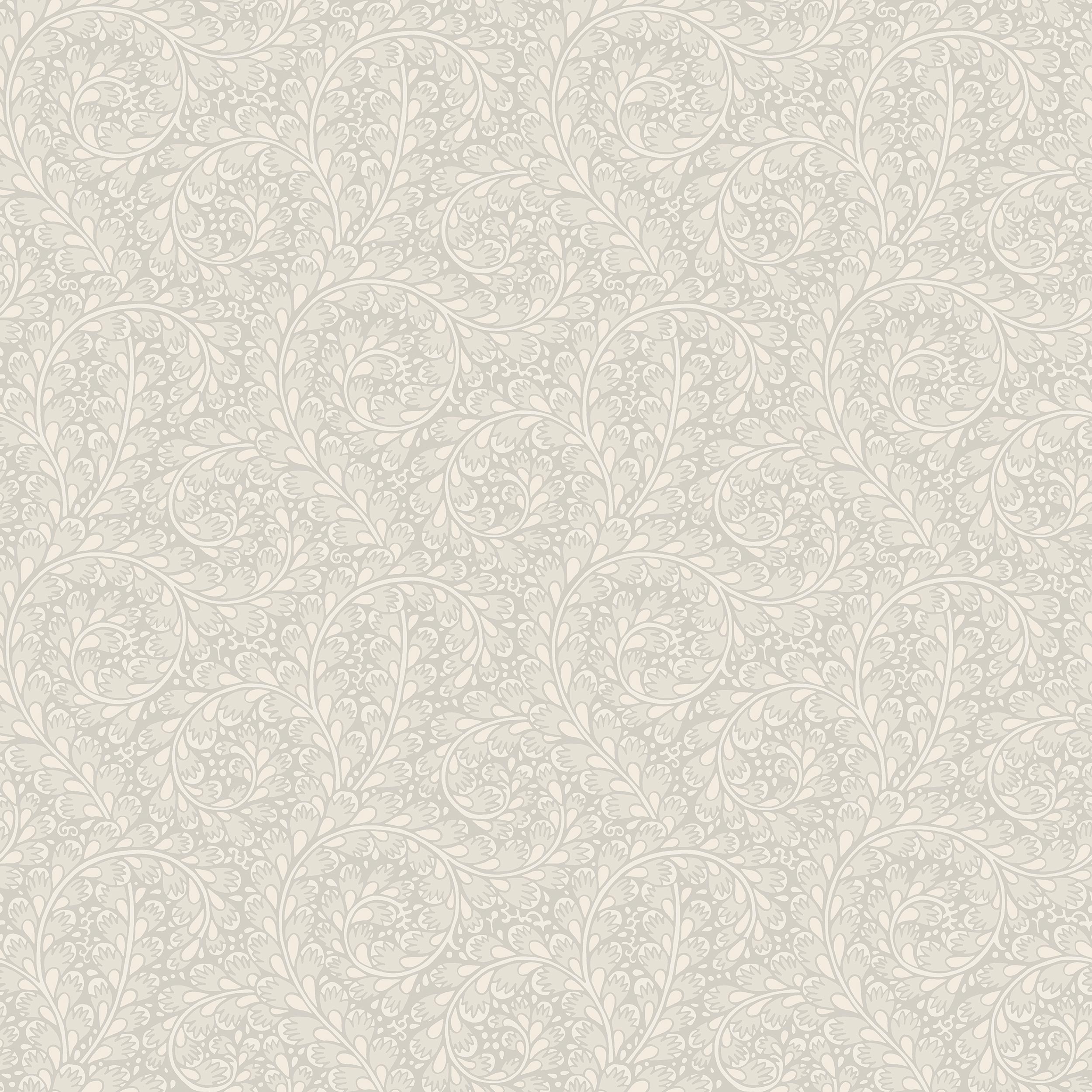 Wild Ferns, tapet i beige