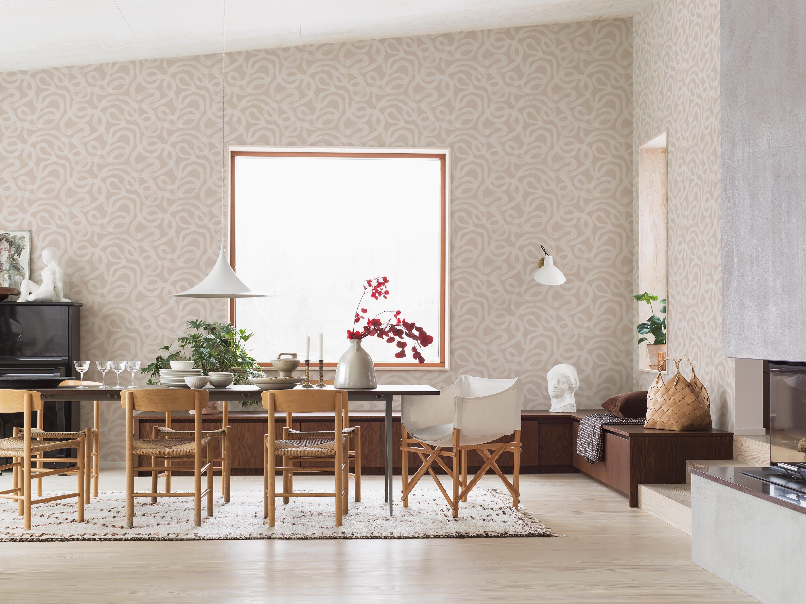 Curve, ljus beige