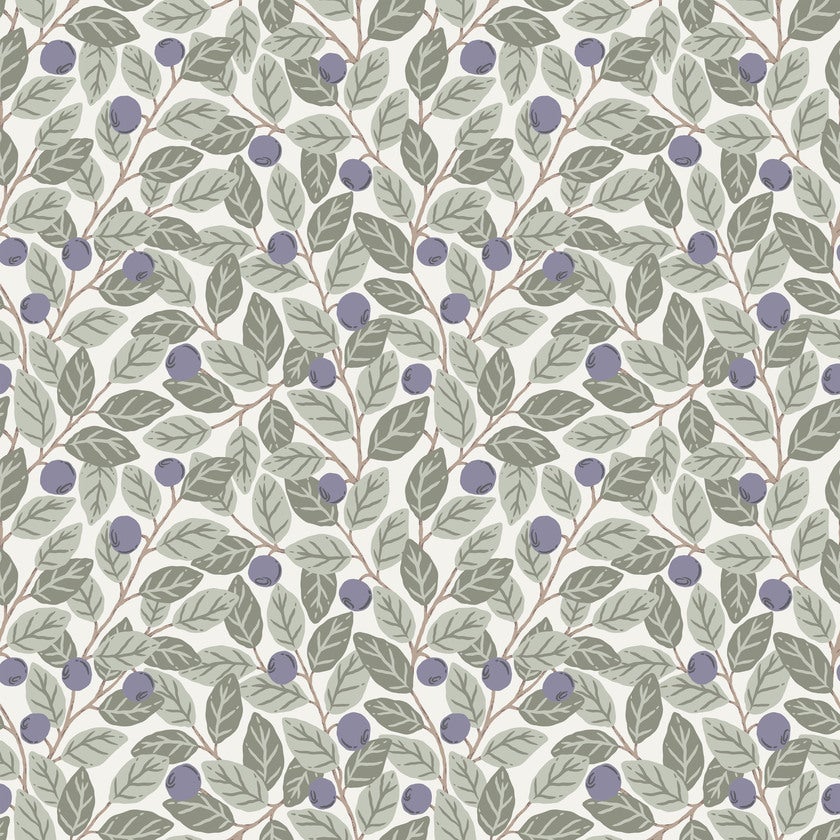 Blåbär 26027 tapet