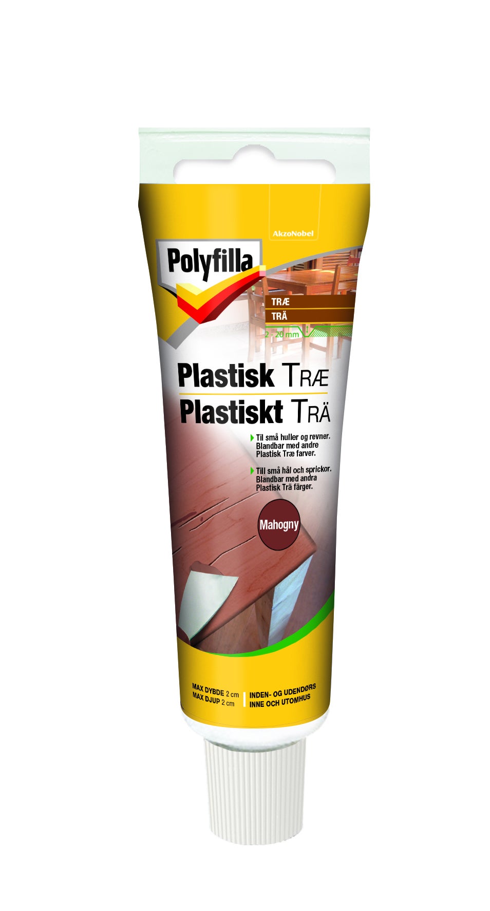 Plastiskt Trä Mahogny