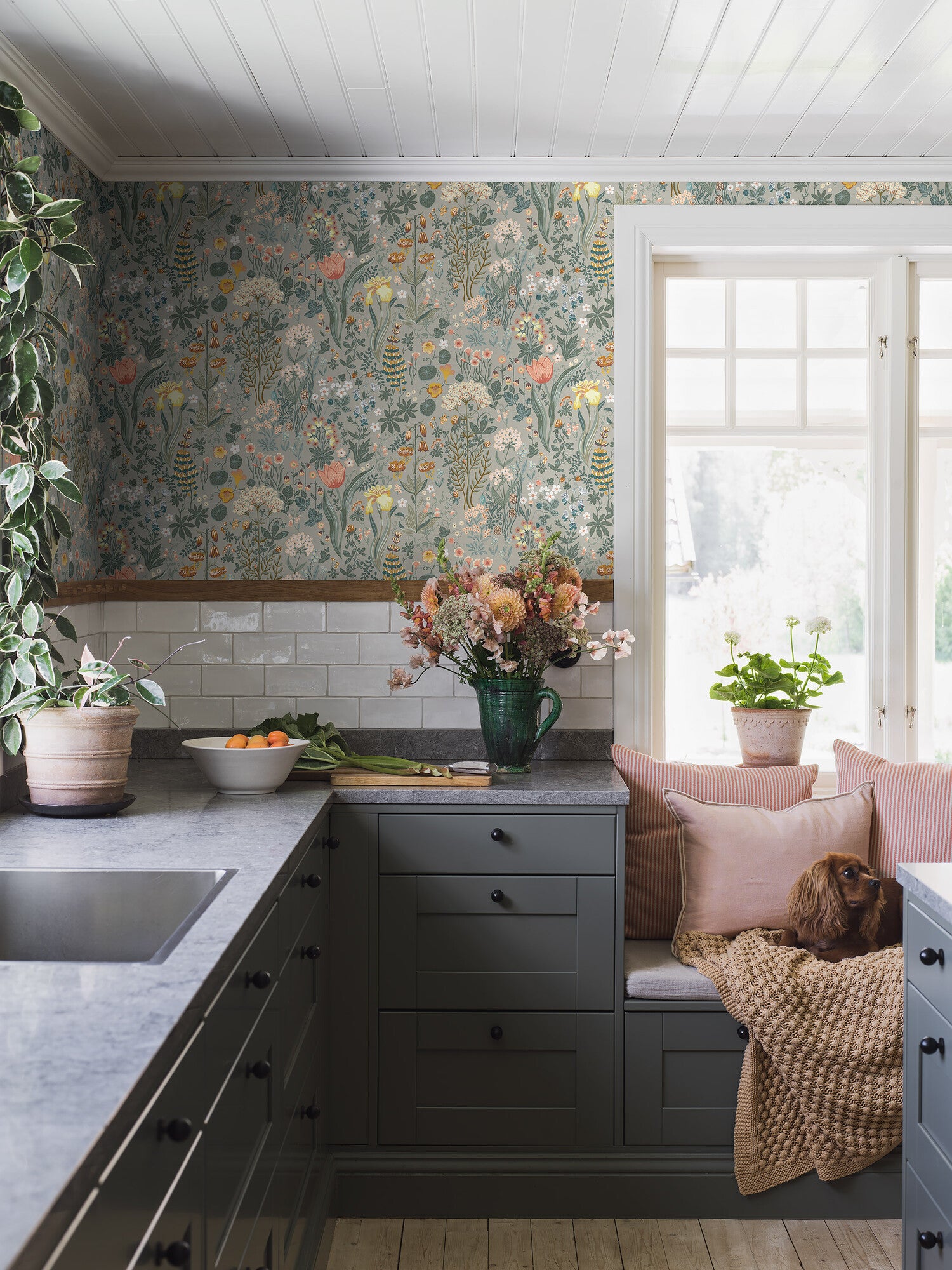 Blomsterhav 2054 tapet