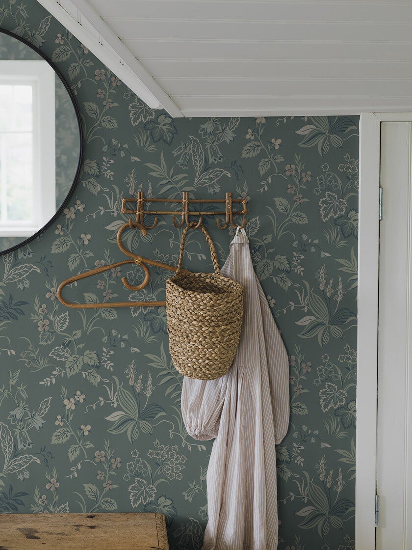 Folklore, grön tapet