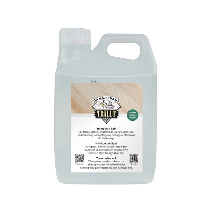Trälut utan kalk Gammeldags
