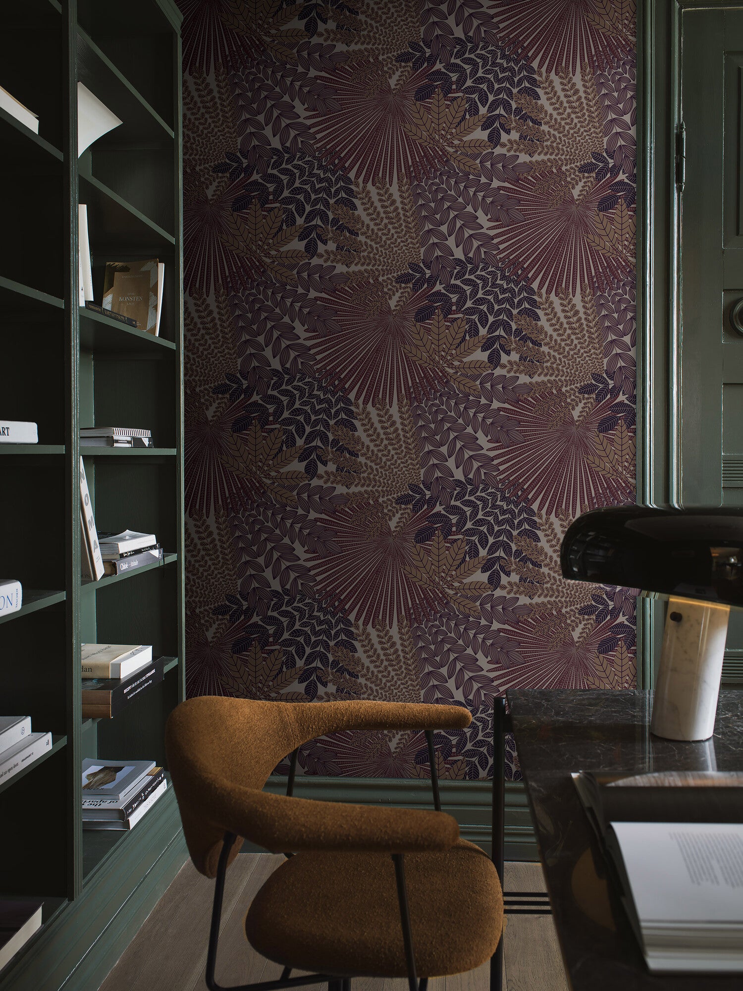 Velvet Leaves, bladverk i lila