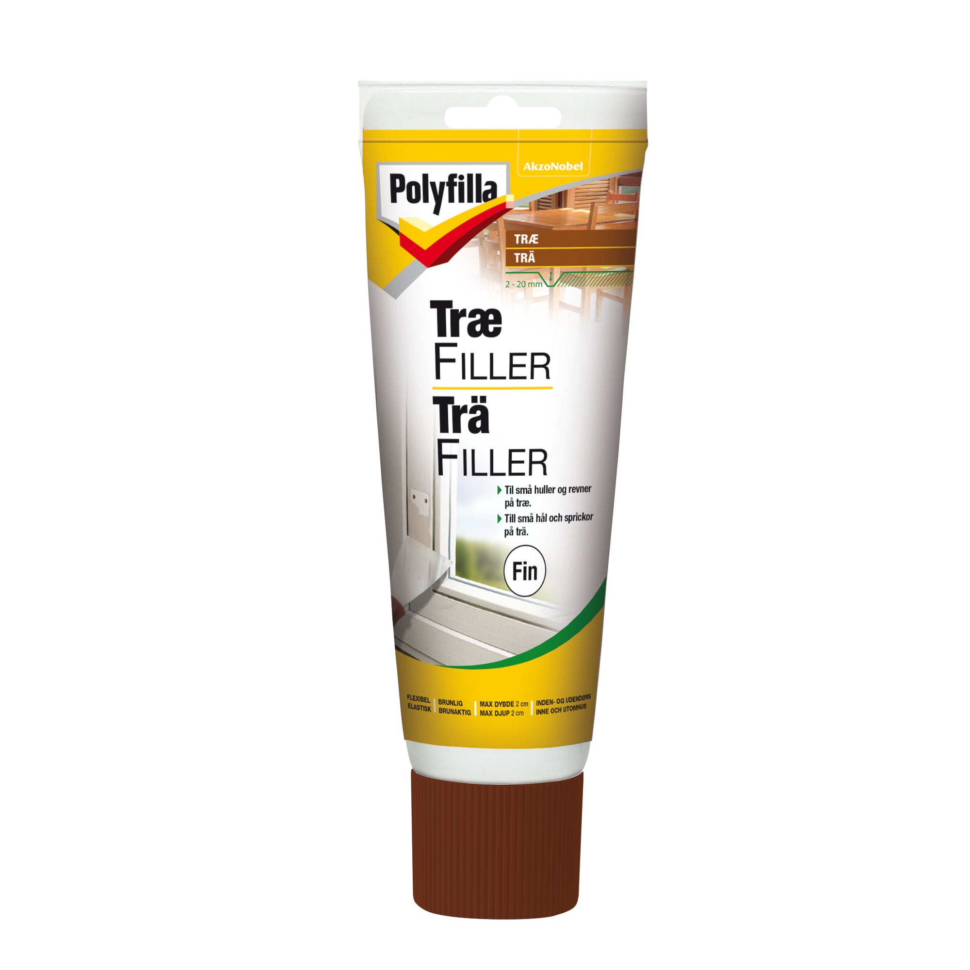 Spackel Träfiller Fin