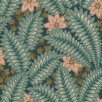 Hidden Ivy, tapet i gröna toner