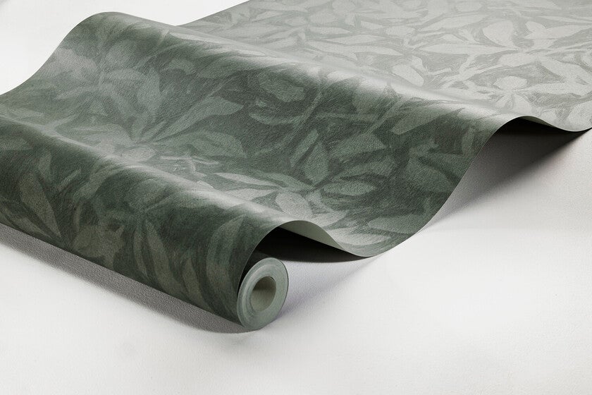 Skogsparken, grön tapet